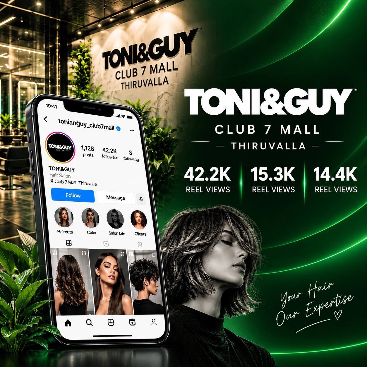 TONI&GUY Social Media Work
